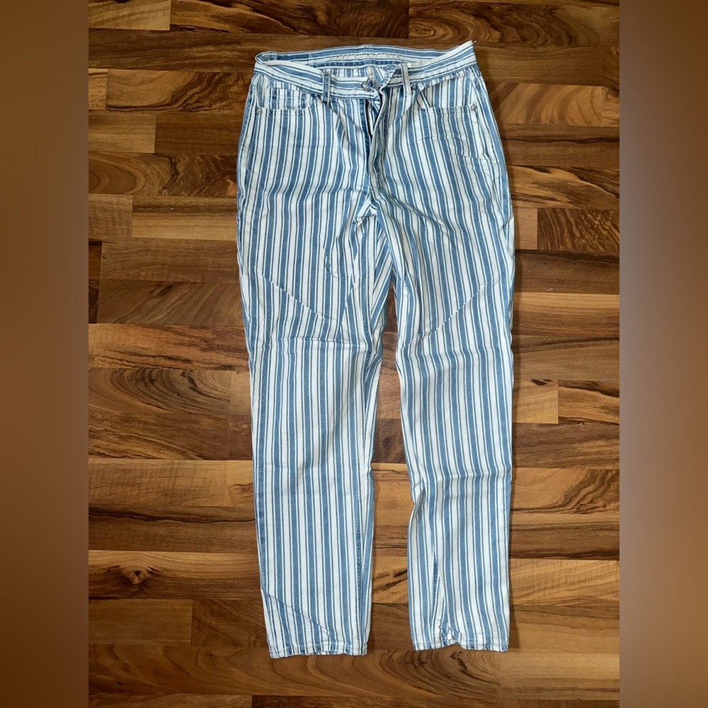 Striped American eagle jeans